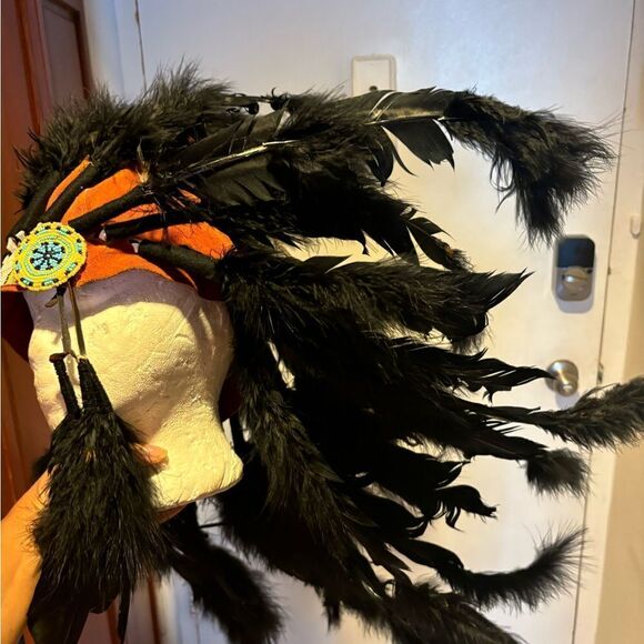 - Indian hair dress hat accessory head ware headdress costume headpiece